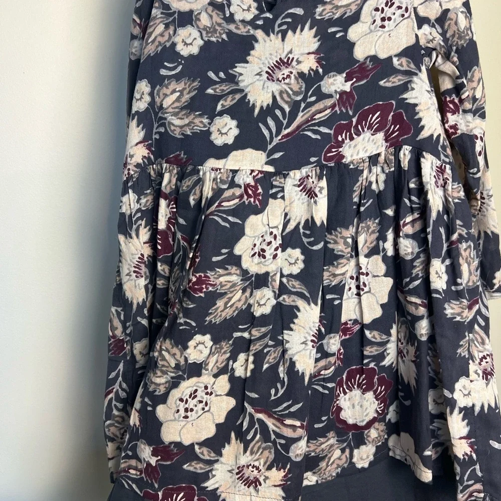 Old Navy girls floral long sleeve dress NWT size 5